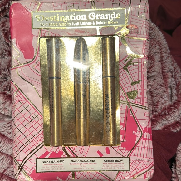 Grande Cosmetics Lash and Brow Set - Gold Packaging